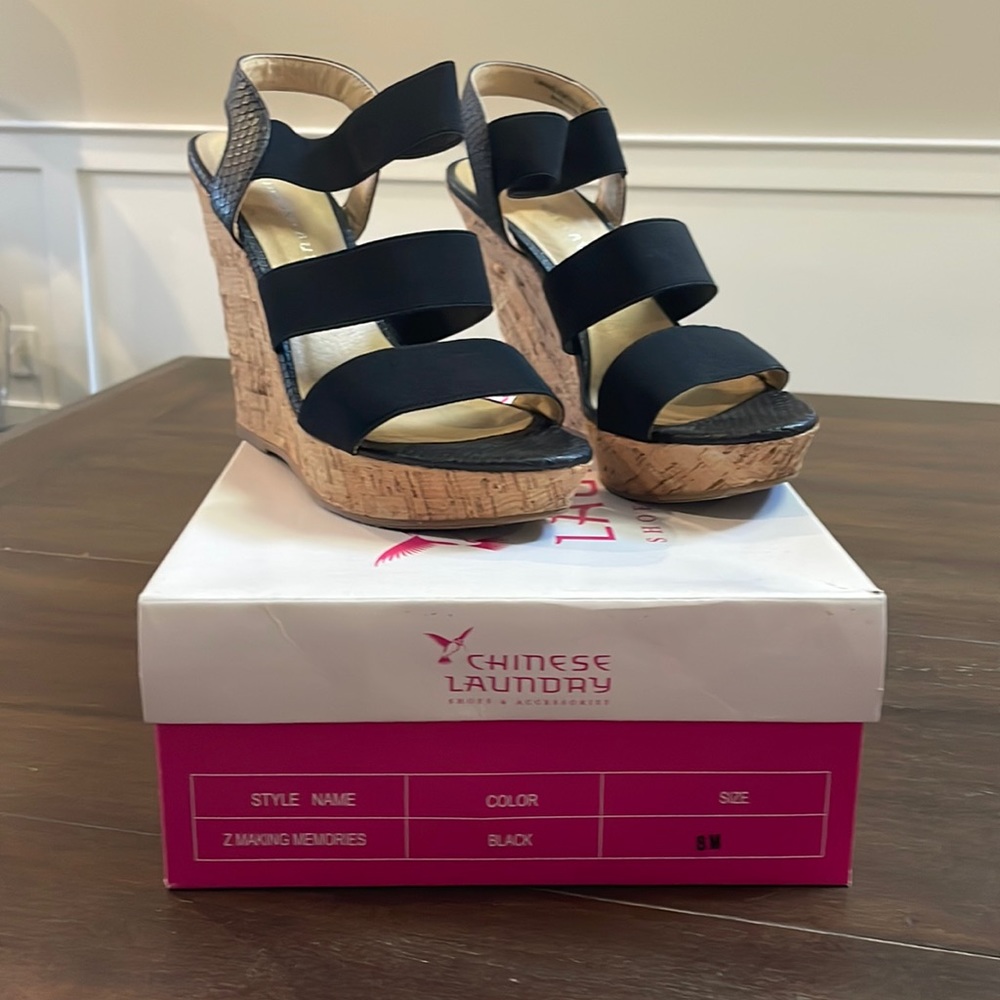 Chinese Laundry Cork Wedge Sandal